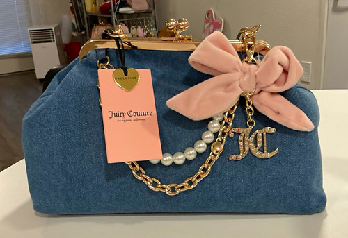 Pochette juicy couture blu - juicy,