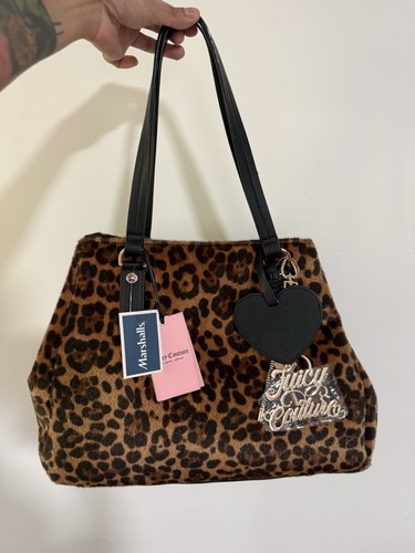 Borsa tote leopardata naturale